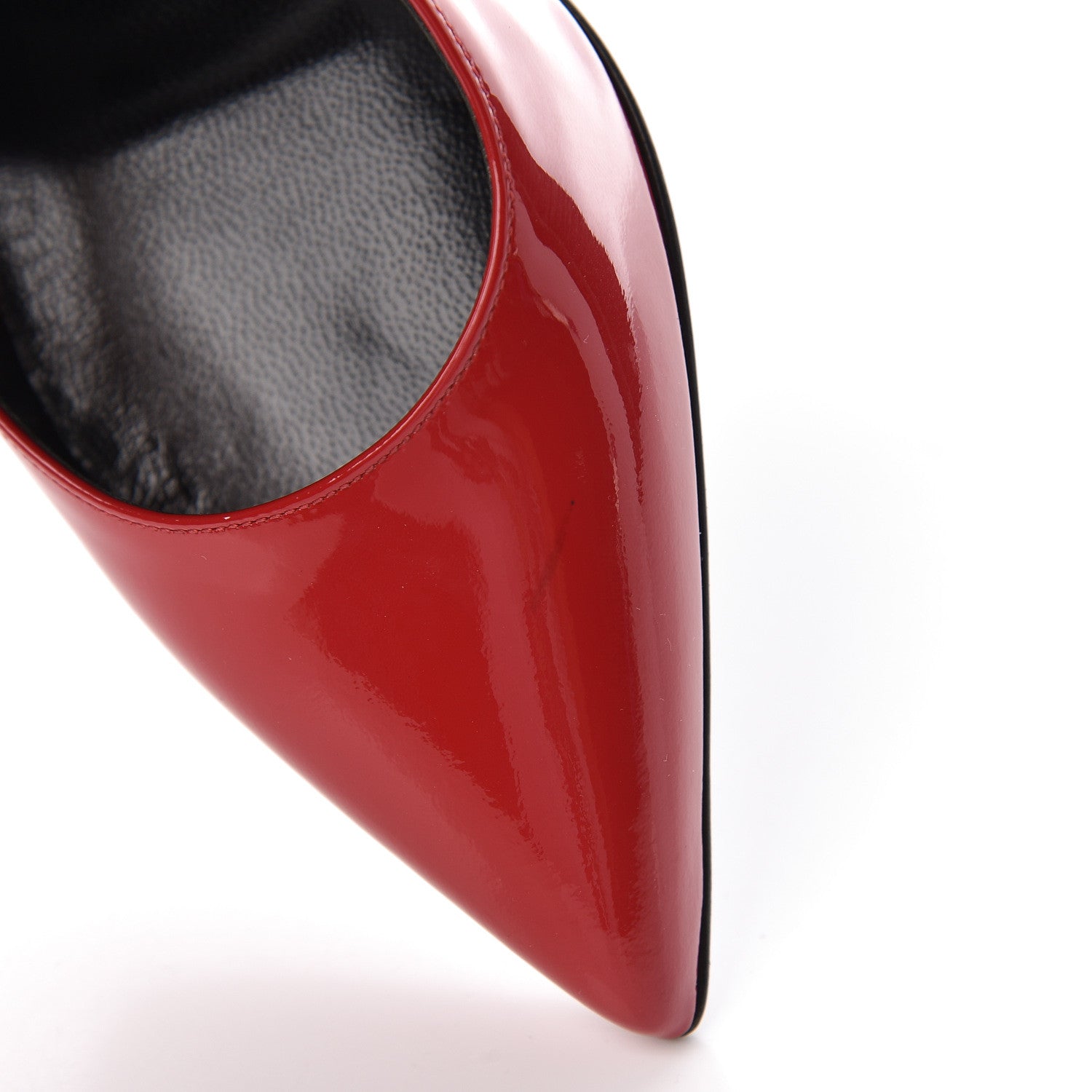 Saint Laurent Patent Classic Paris 105 Escarpin Pumps 37 New Red 9 of 9