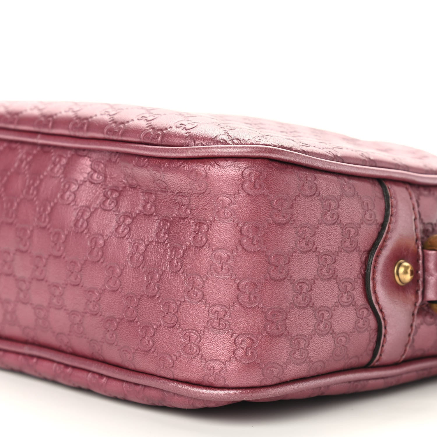 Gucci Metallic Soft Microguccissima Sunshine Disco Crossbody Bag Vintage Rose 11 of 11