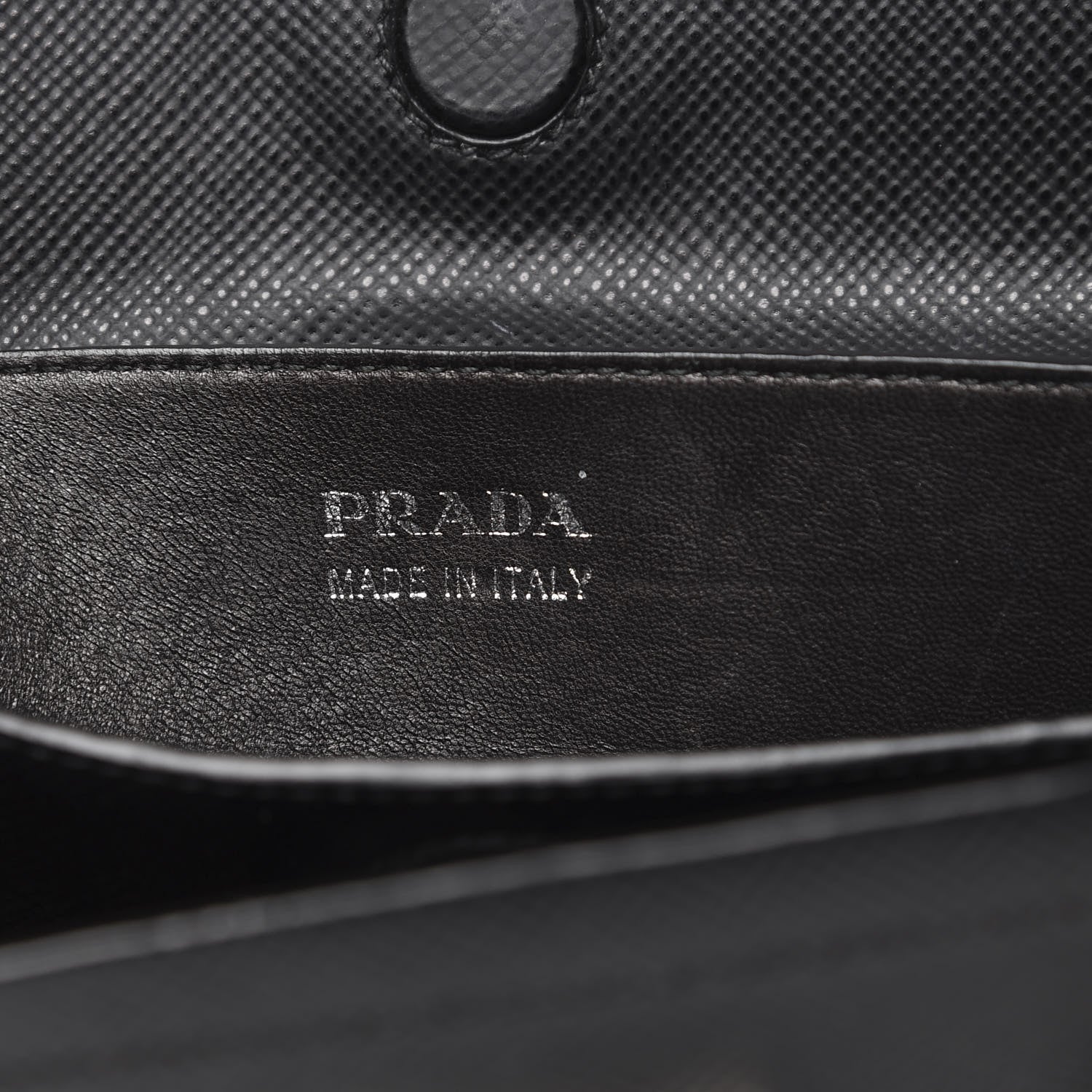Prada Saffiano Cuir Medium Double Handle Tote Black 6 of 16
