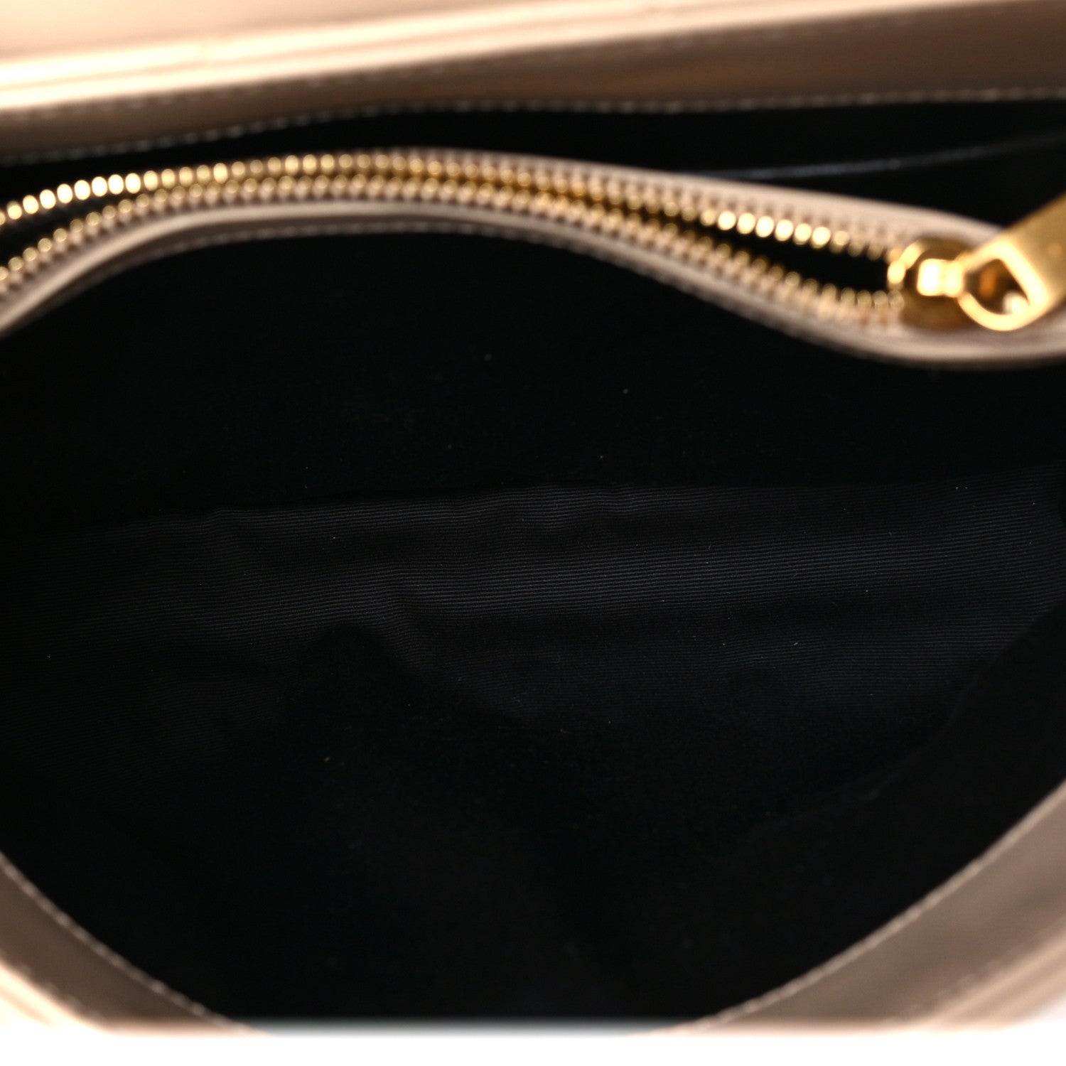 Saint Laurent Calfskin Y Quilted Monogram Small Loulou Chain Satchel Dark Beige 5 of 10