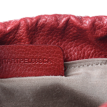 Burberry Grainy Calfskin Drawstring Pouch Red 6 of 9