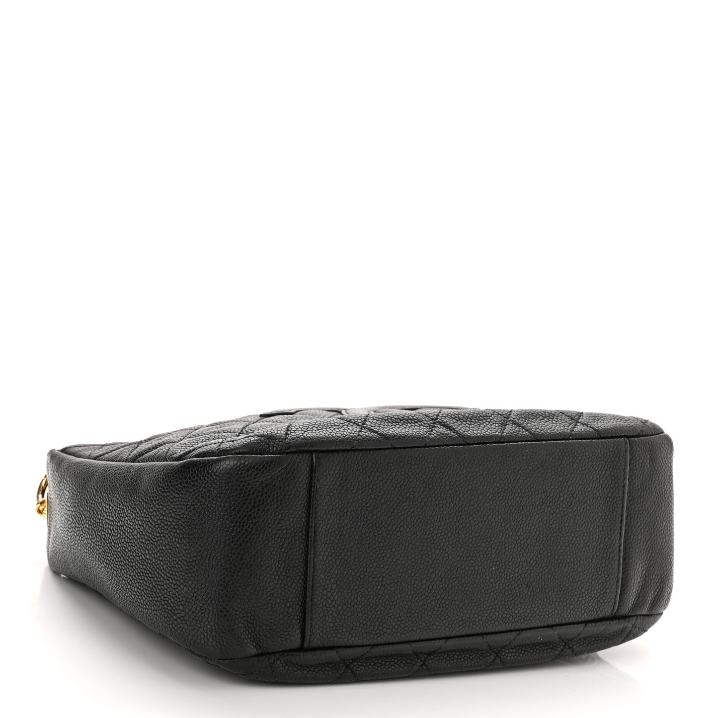 Caviar Quilted Timeless CC Shoulder Bag Black