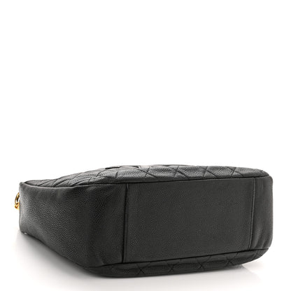 Chanel Caviar Quilted Timeless CC Shoulder Bag Black 3 of 10