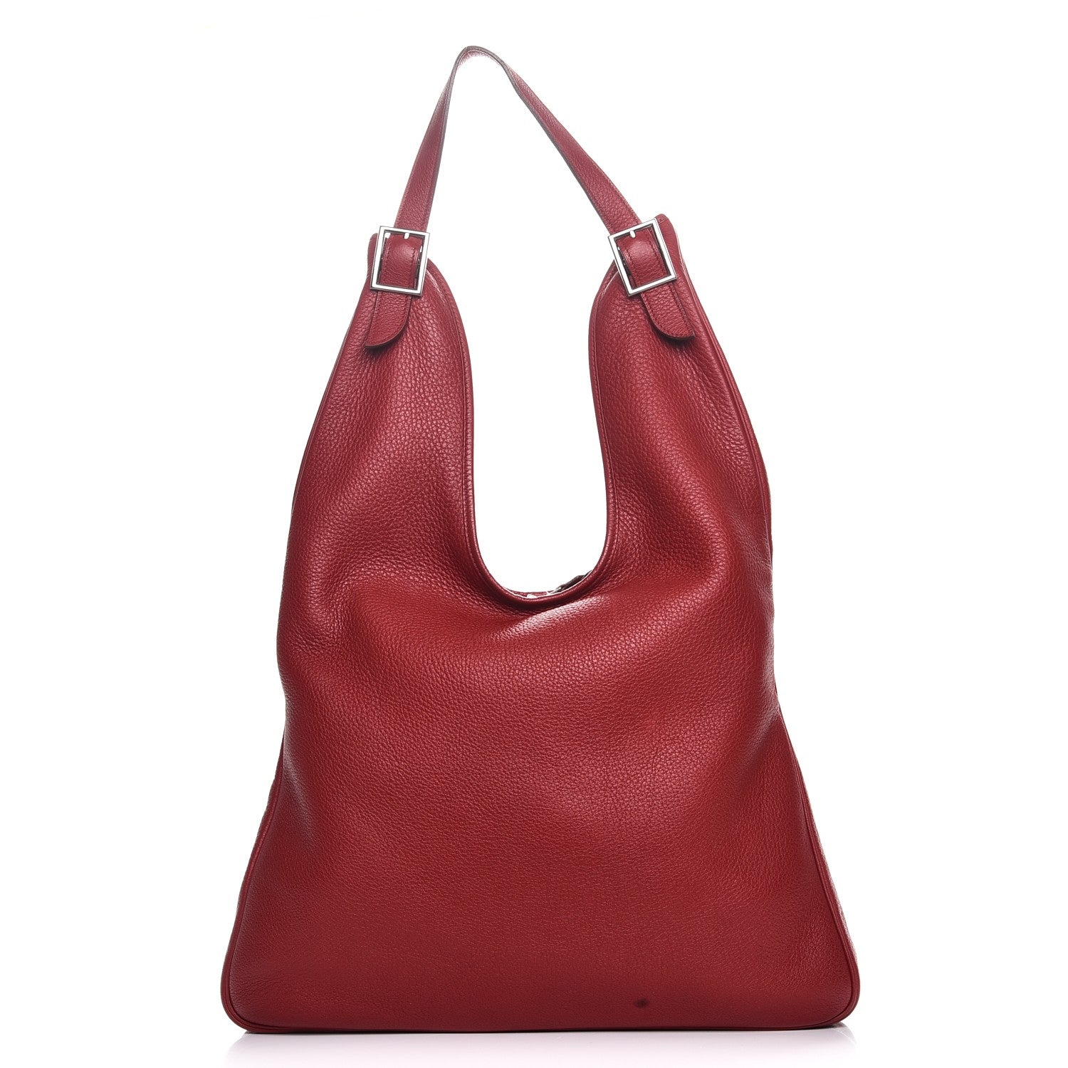 Hermes Taurillon Clemence Massai GM Rouge Garance 1 of 12