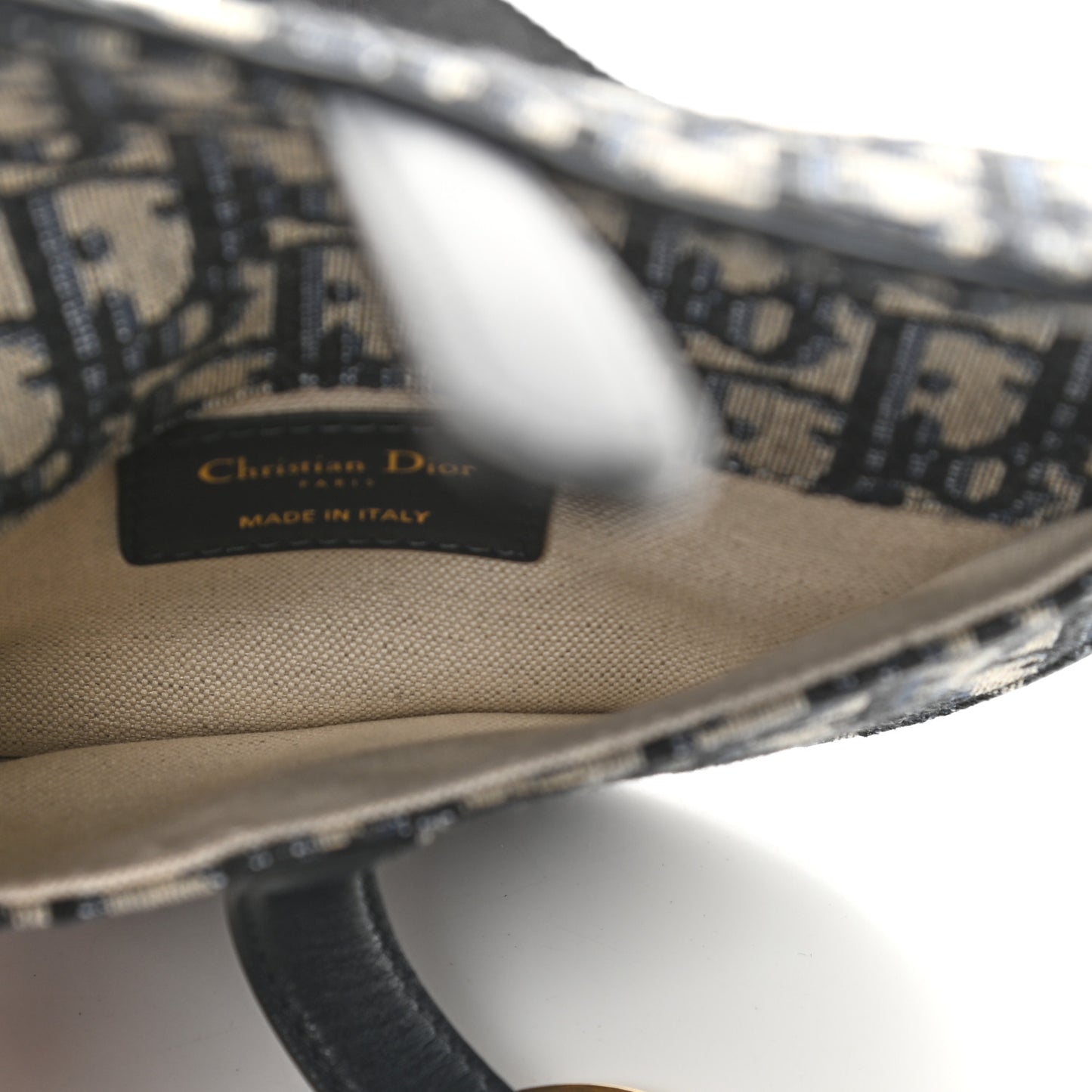 Oblique Saddle Belt Pouch Blue