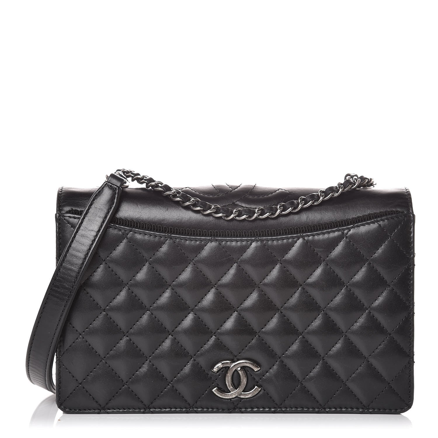 Chanel Calfskin Quilted Small Ballerine Flap Black 1 of 10