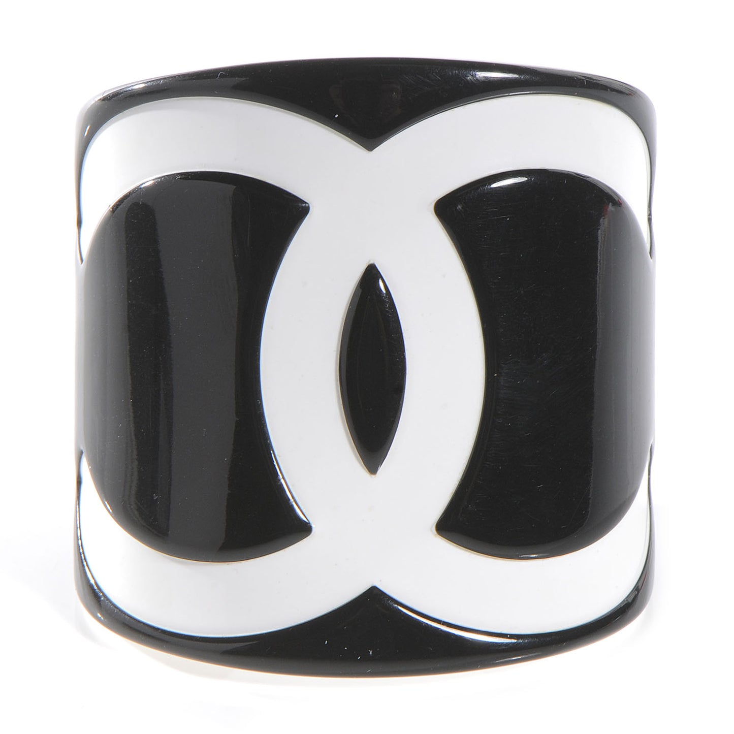 Resin CC Cuff Black White