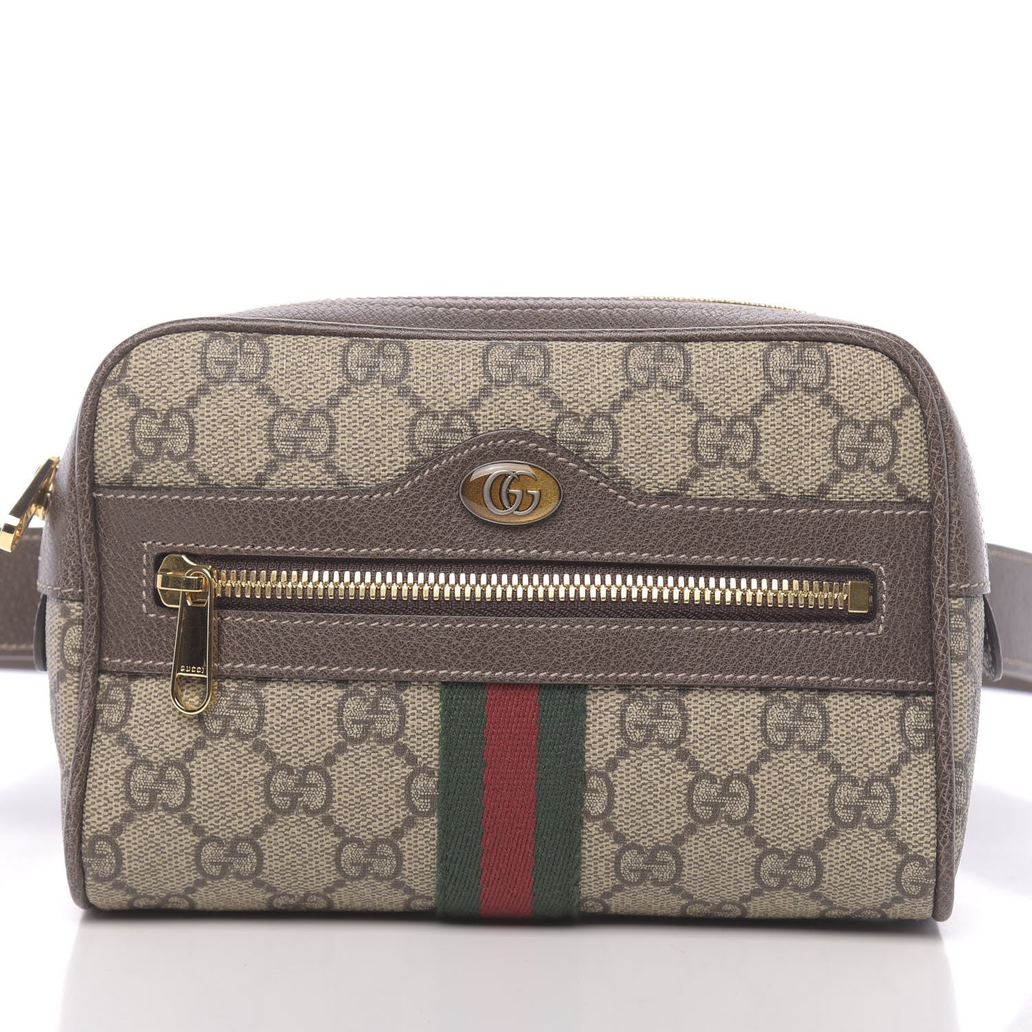 Gucci GG Supreme Monogram Web Small Ophidia Belt Bag 85 34 Dark Brown 11 of 11