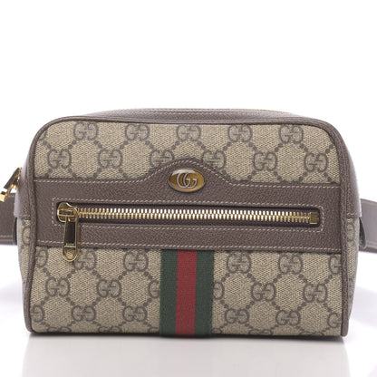 Gucci GG Supreme Monogram Web Small Ophidia Belt Bag 85 34 Dark Brown 11 of 11