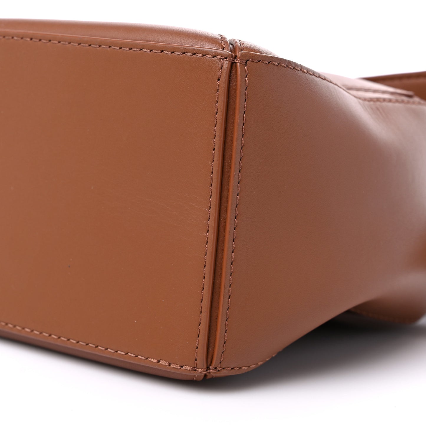 Satin Calfskin Mini Puzzle Bag Pecan