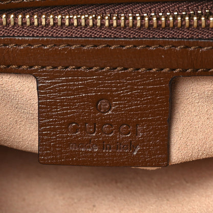 Gucci Azalea Calfskin Small Horsebit 1955 Shoulder Bag Brown Sugar 6 of 9
