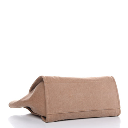 Chanel Canvas Sequin Large Deauville Tote Ecru 4 of 7