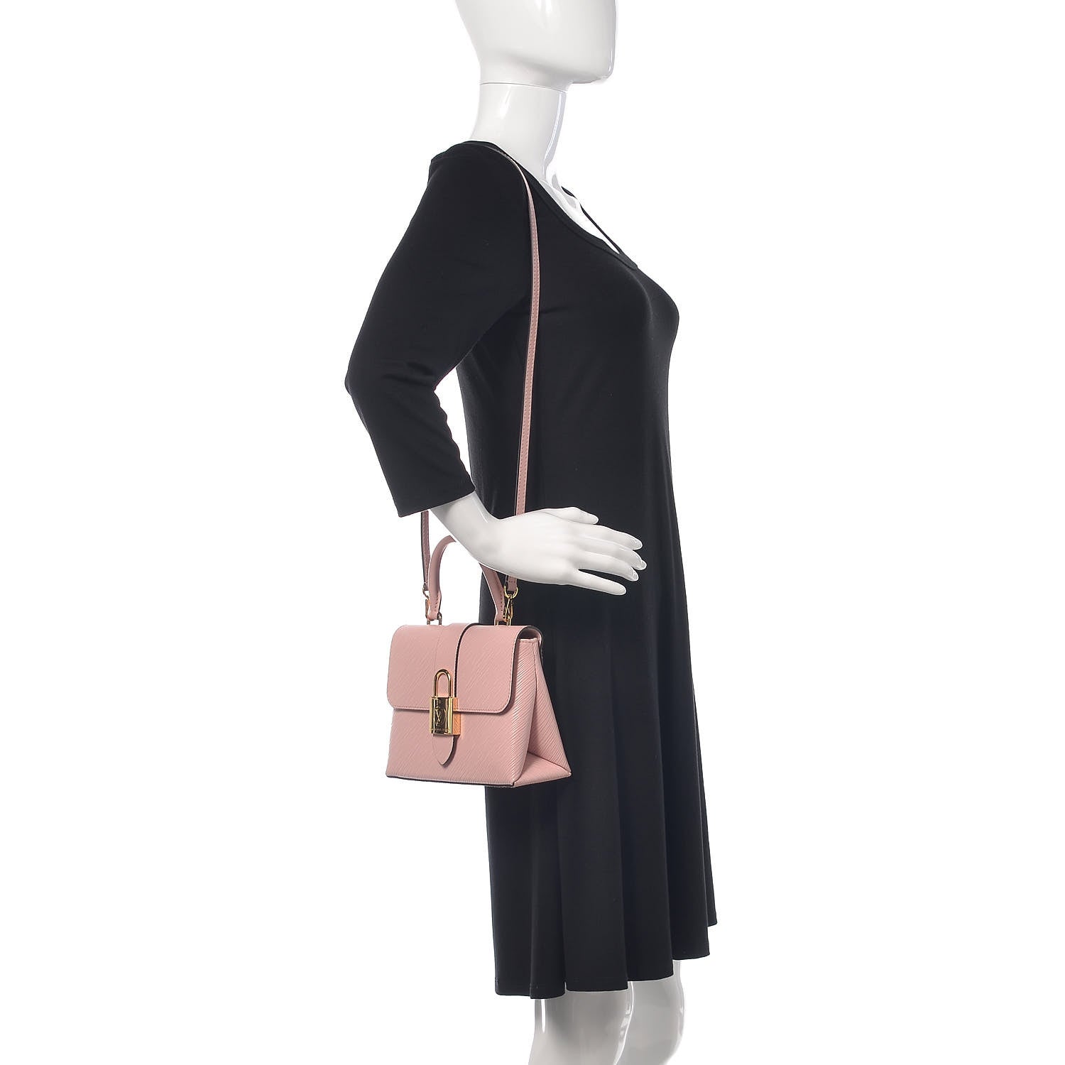 Louis Vuitton Epi Locky BB Rose Ballerine 2 of 12