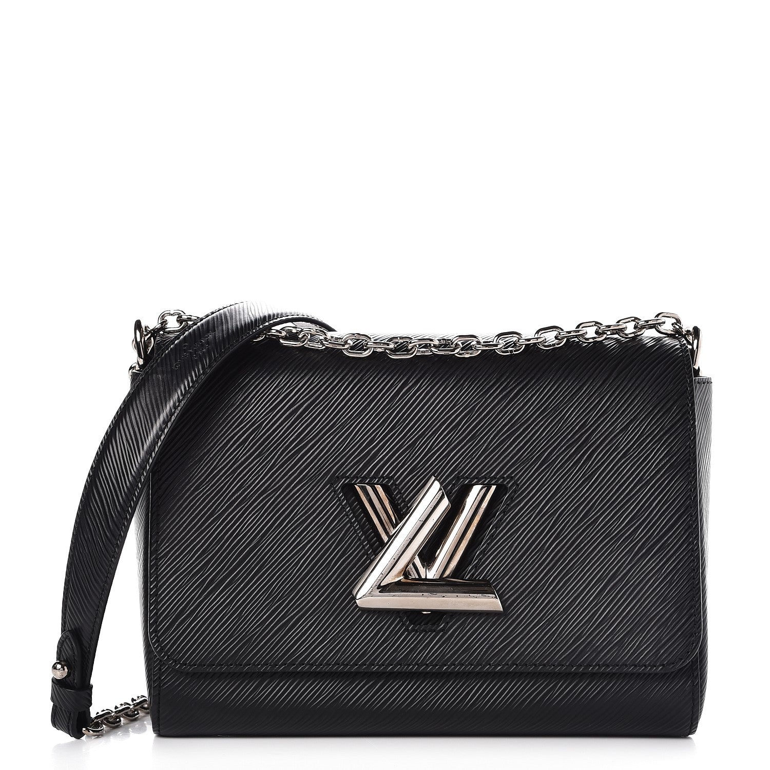 Louis Vuitton Epi Twist Shoulder Bag MM Black 1 of 8