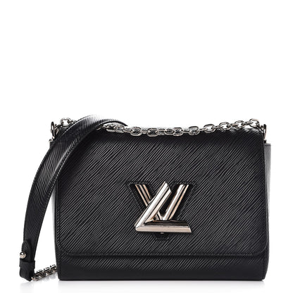 Louis Vuitton Epi Twist Shoulder Bag MM Black 1 of 8