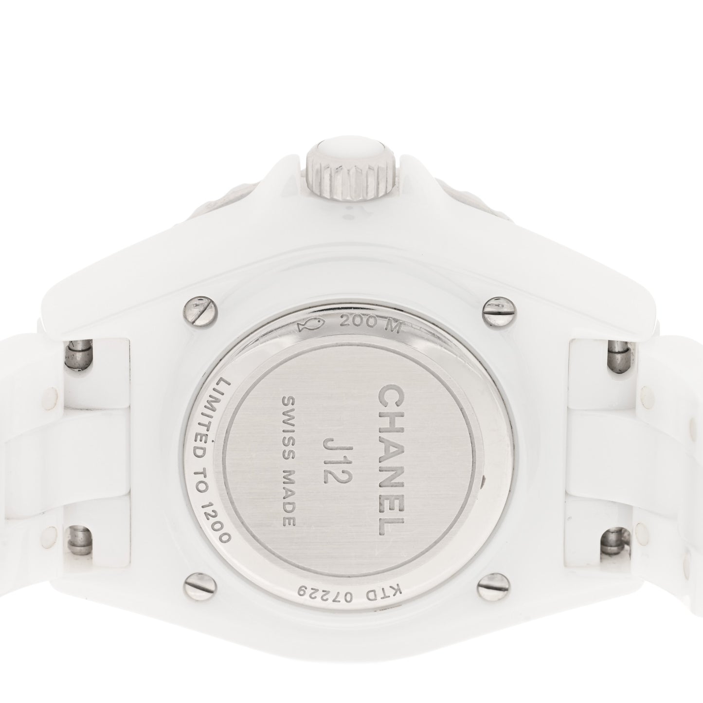 Stainless Steel Ceramic 33mm J12 Phantom Quartz Watch Pink