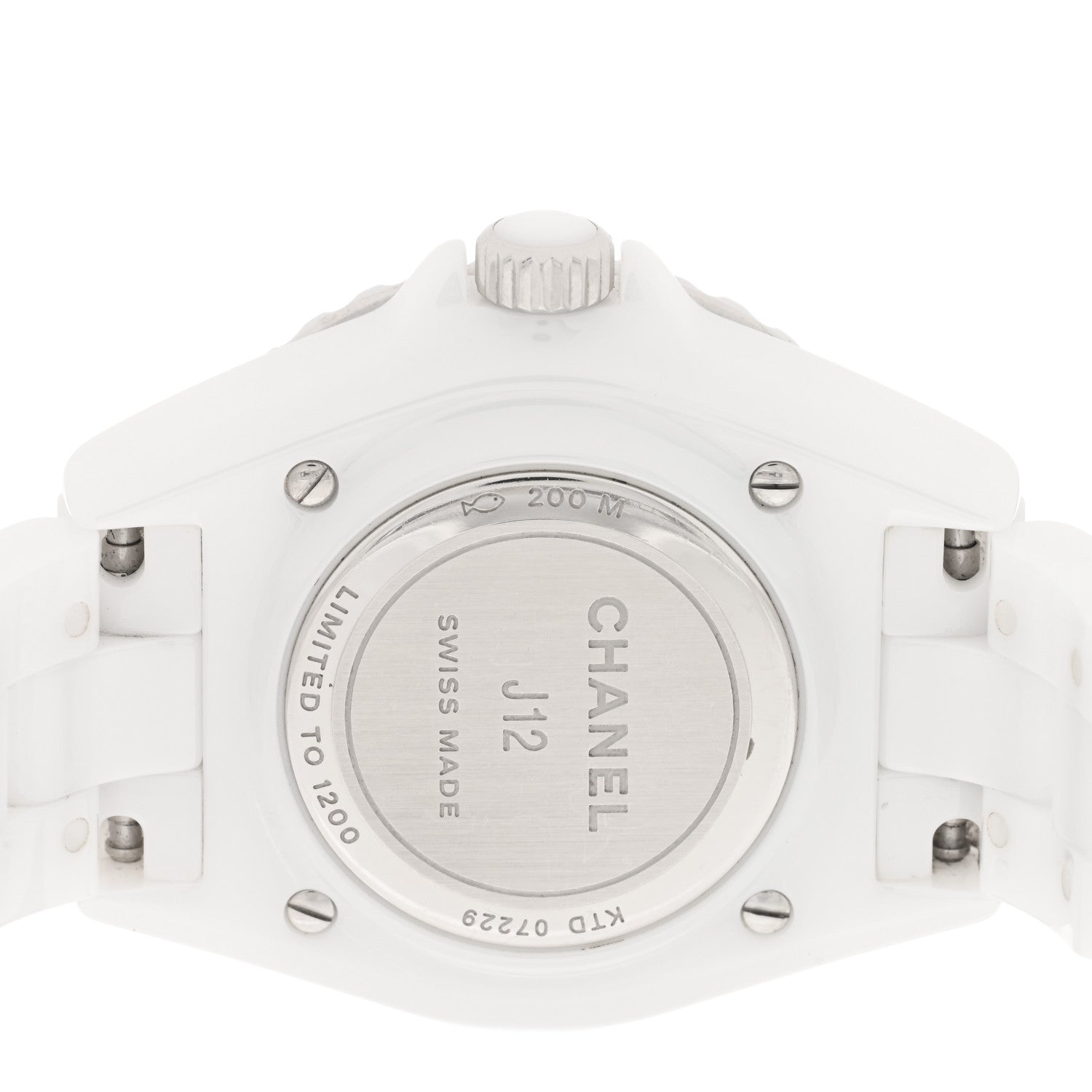 Chanel Stainless Steel Ceramic 33mm J12 Phantom Quartz Watch Pink 4 of 5