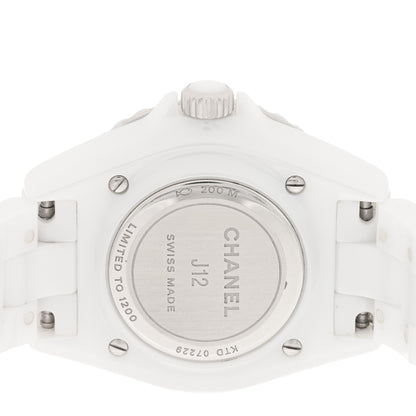 Chanel Stainless Steel Ceramic 33mm J12 Phantom Quartz Watch Pink 4 of 5