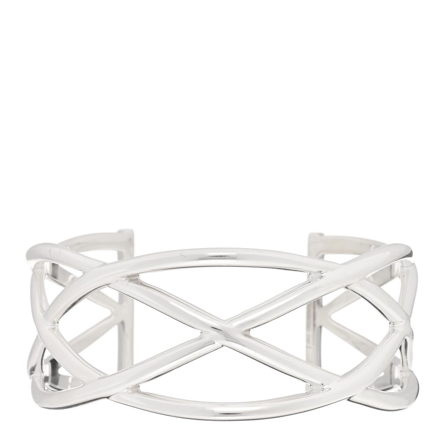 Tiffany Sterling Silver Celtic Open Knot Cuff Bracelet 1 of 3