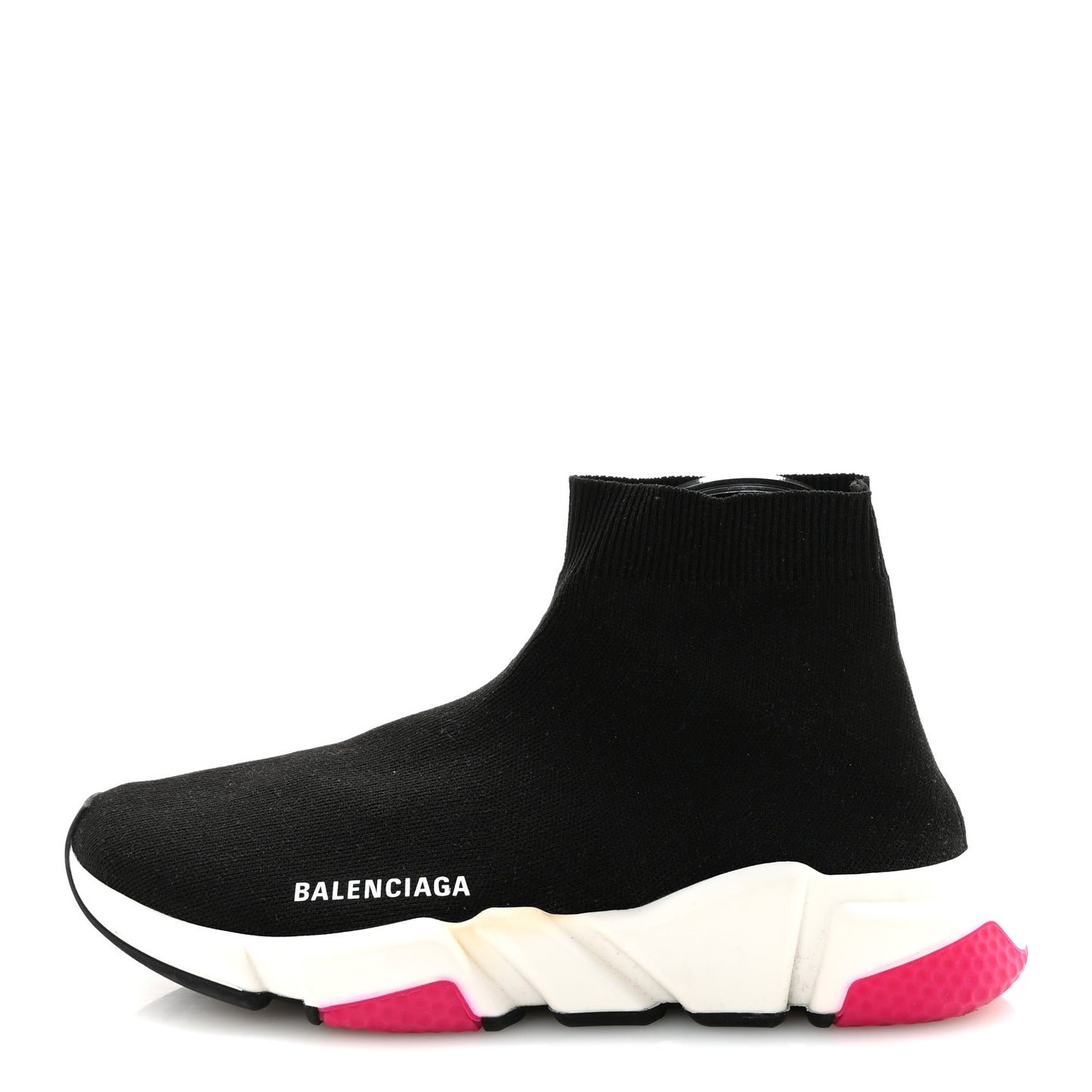 Neoprene Knit Womens Speed Sneakers 41 Black Pink
