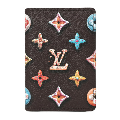 Louis Vuitton Calfskin Donut Monogram Pocket Organizer Chocolate 1 of 6