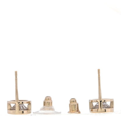 Chanel Round CC Earrings Gold 3 of 5