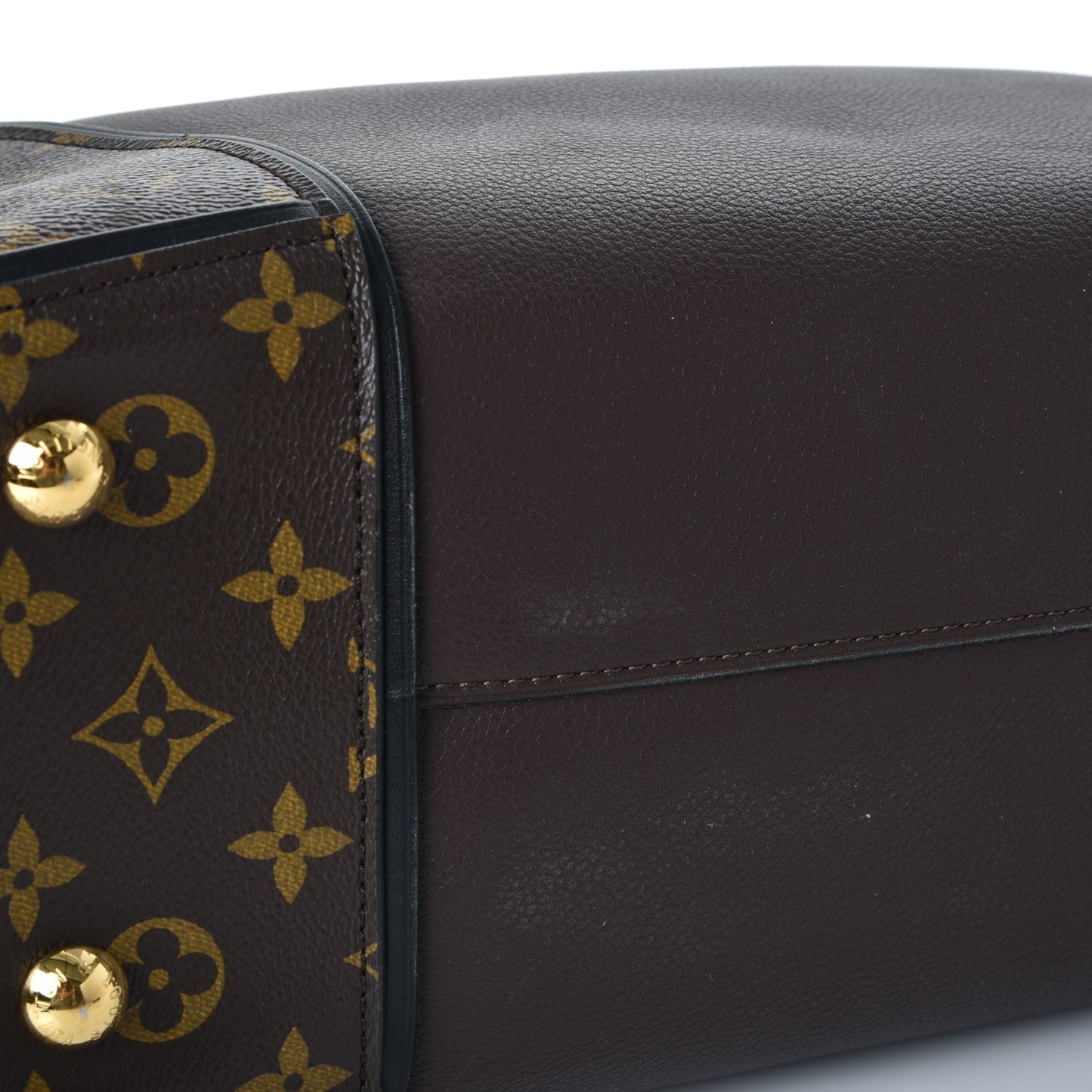 Veau Cachemire Monogram Tote W PM Chocolate