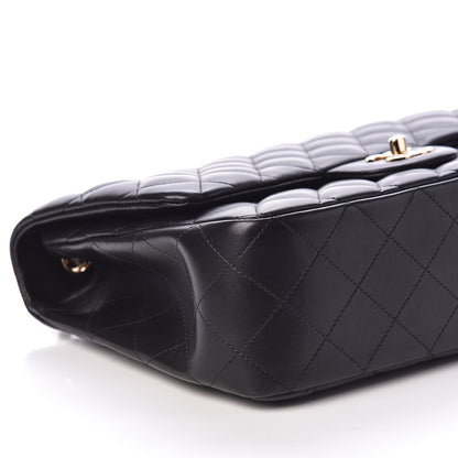 Chanel Lambskin Quilted Jumbo Single Flap Black 6 of 12