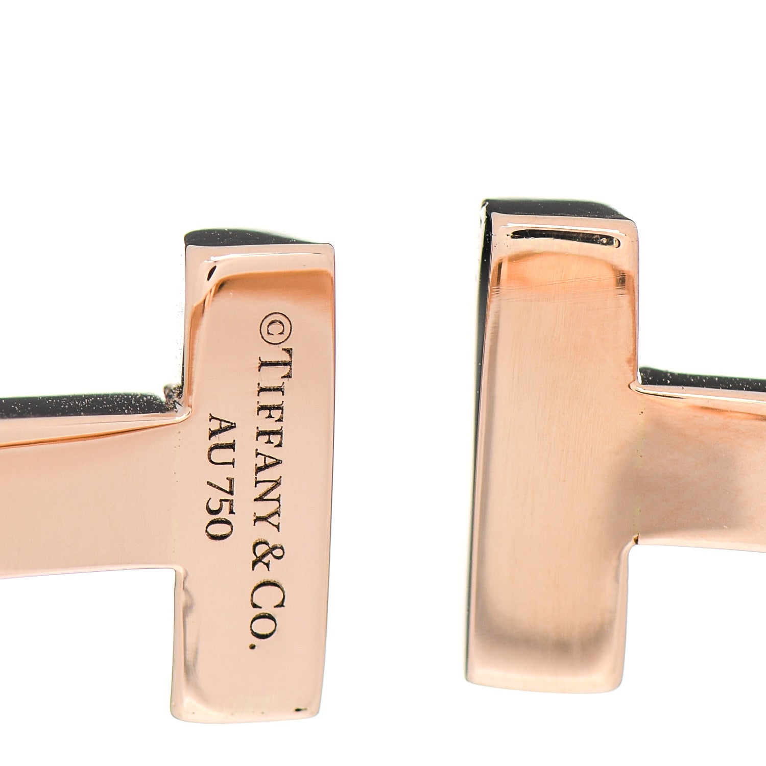 Tiffany 18K Rose Gold T Square Bracelet 3 of 4