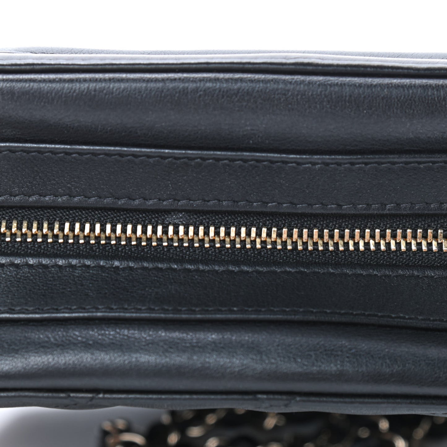Lambskin Quilted CC On Top Vanity Black