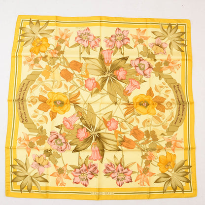 Hermes Silk Fleurs D'Hellade Scarf 90 2 of 5