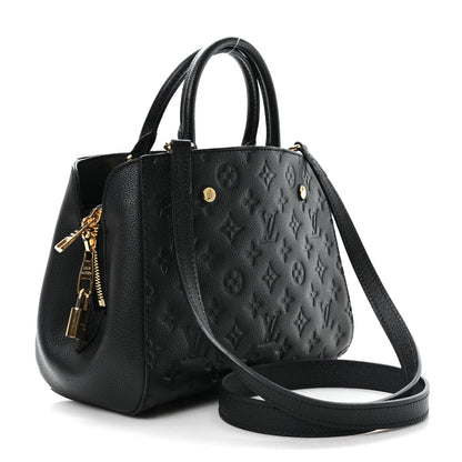 Louis Vuitton Empreinte Montaigne BB Black 3 of 11