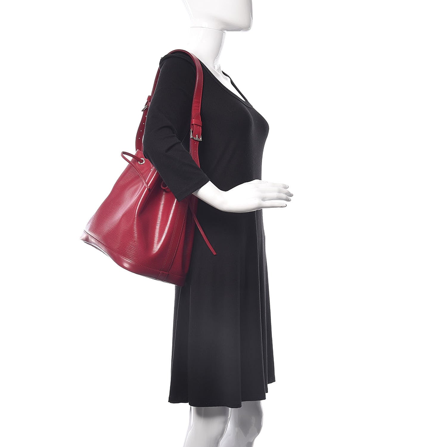 Louis Vuitton Epi Petit Noe NM Fuchsia 2 of 10