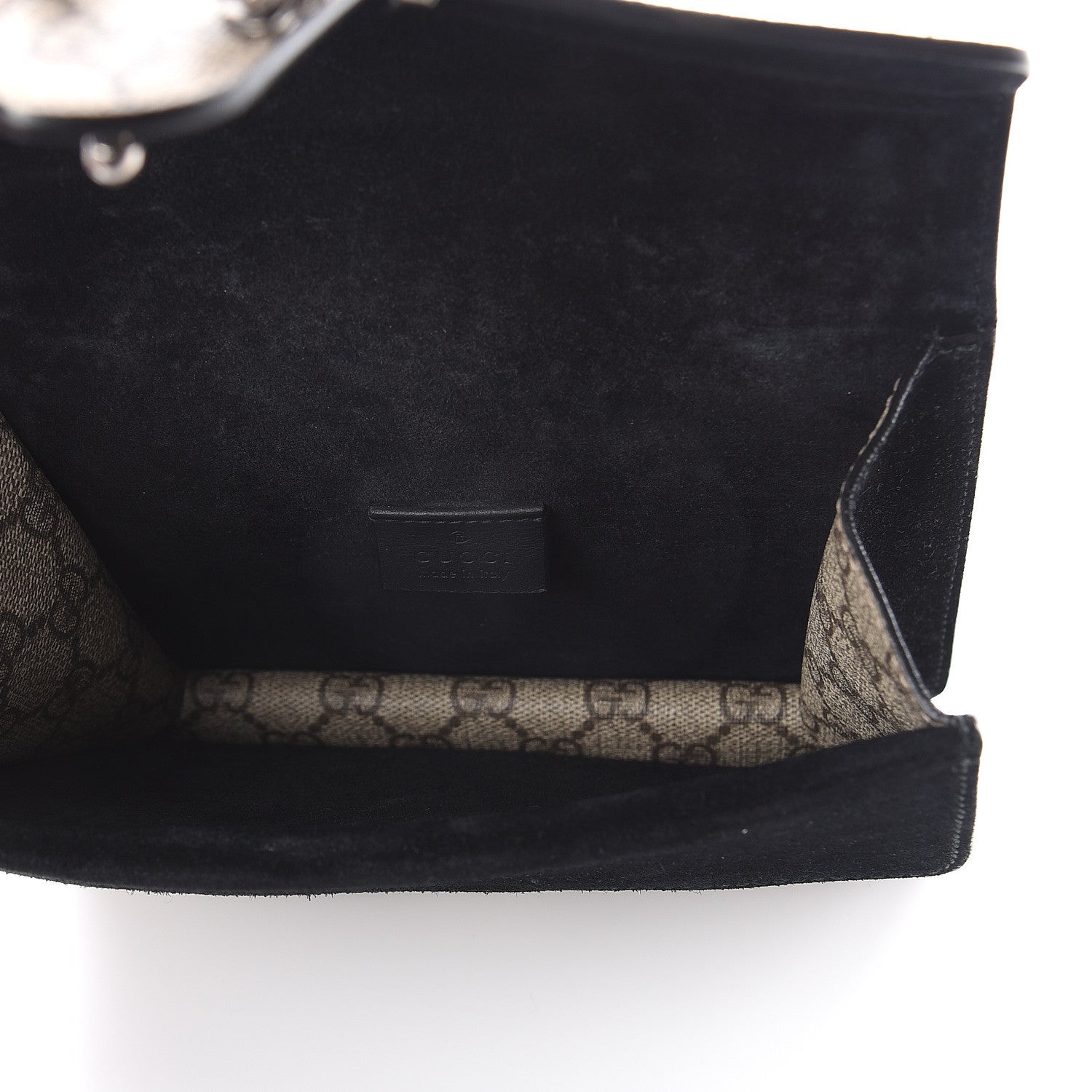 Gucci GG Supreme Monogram Mini Dionysus Shoulder Bag Black 4 of 7
