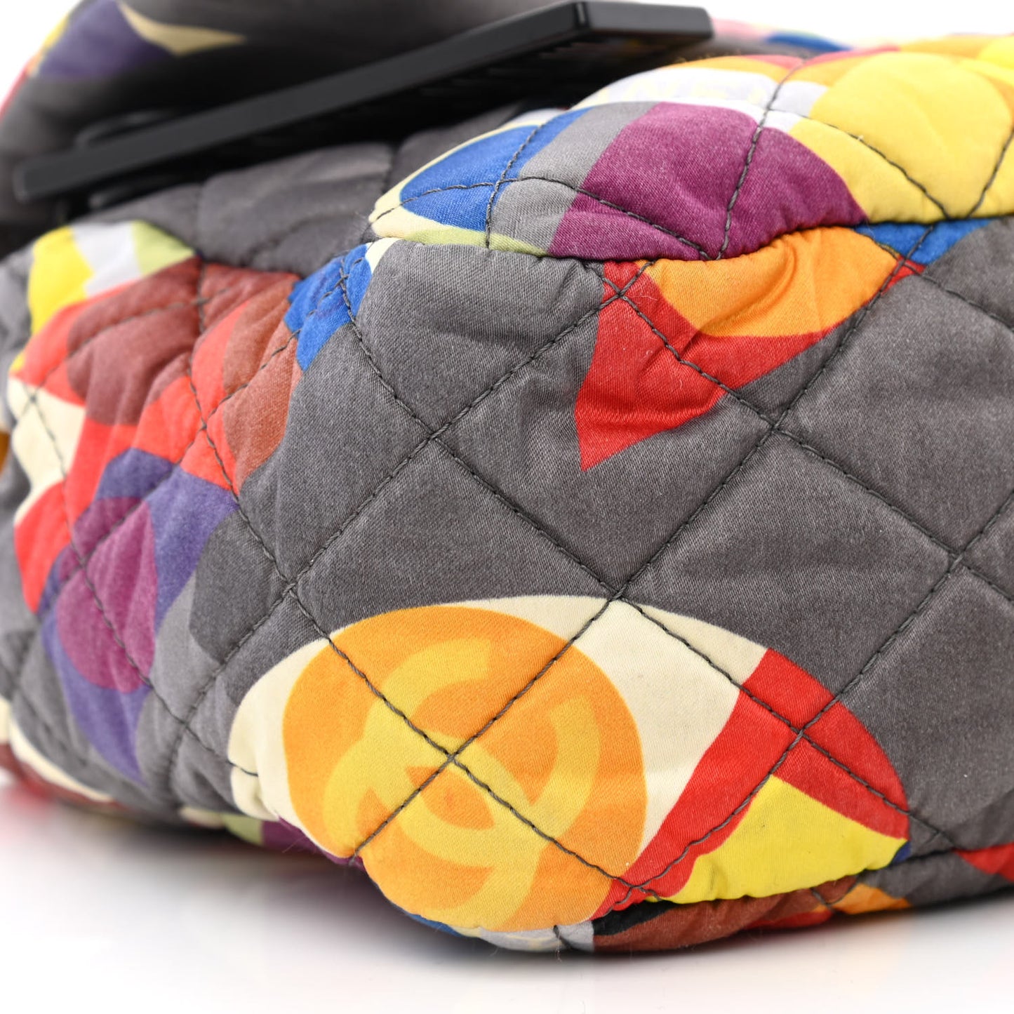 Nylon Printed Medium Coco Color Flap Multicolor