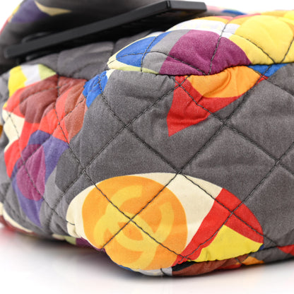 Chanel Nylon Printed Medium Coco Color Flap Multicolor 9 of 10