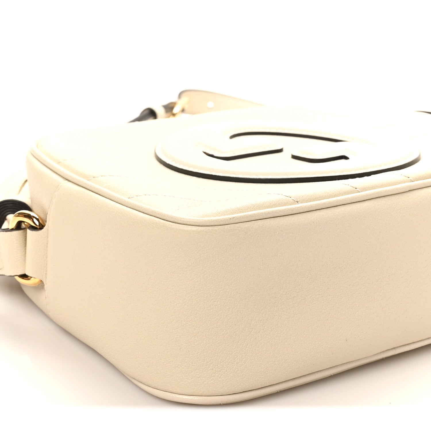 Gucci Sakai Be Green Calfskin Diagonal Stitched Small Blondie