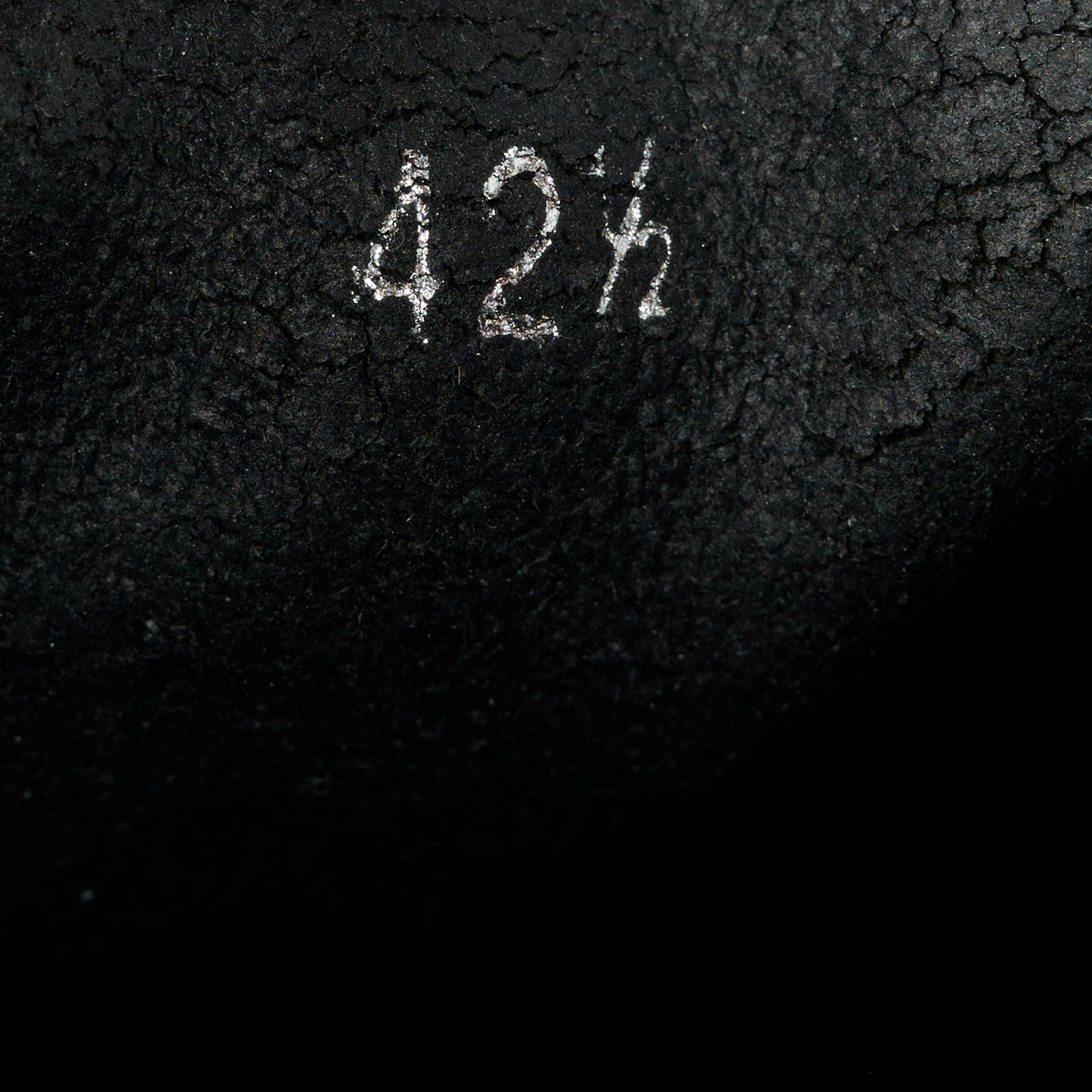 Calfskin Mens Chambeliboat Flat Loafers 42.5 Black