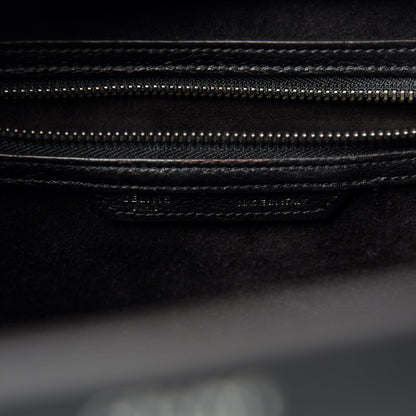 Celine Drummed Calfskin Mini Luggage Black 8 of 14