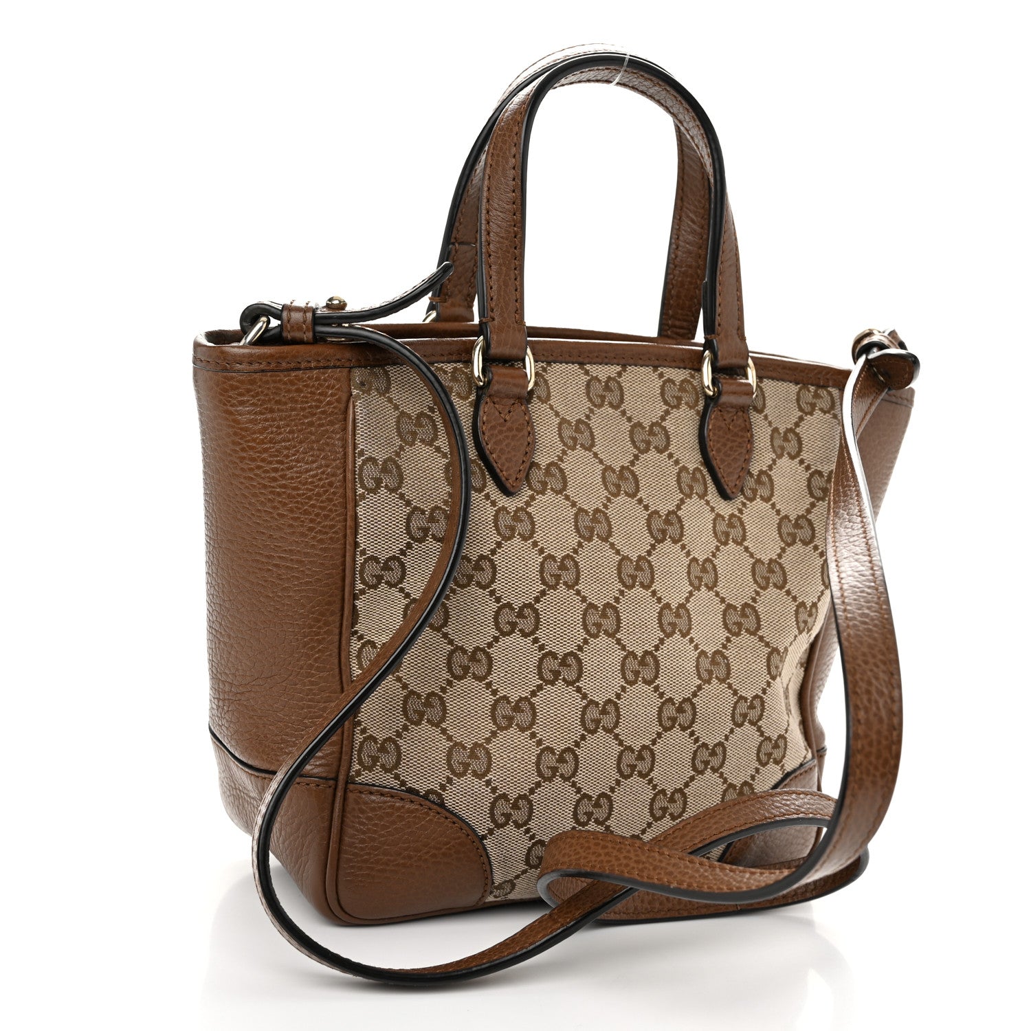 Gucci Monogram Small Bree Tote Beige Tabacco 3 of 10