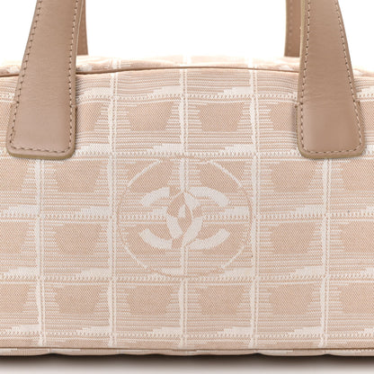 Chanel Nylon Travel Bowler Beige 8 of 12