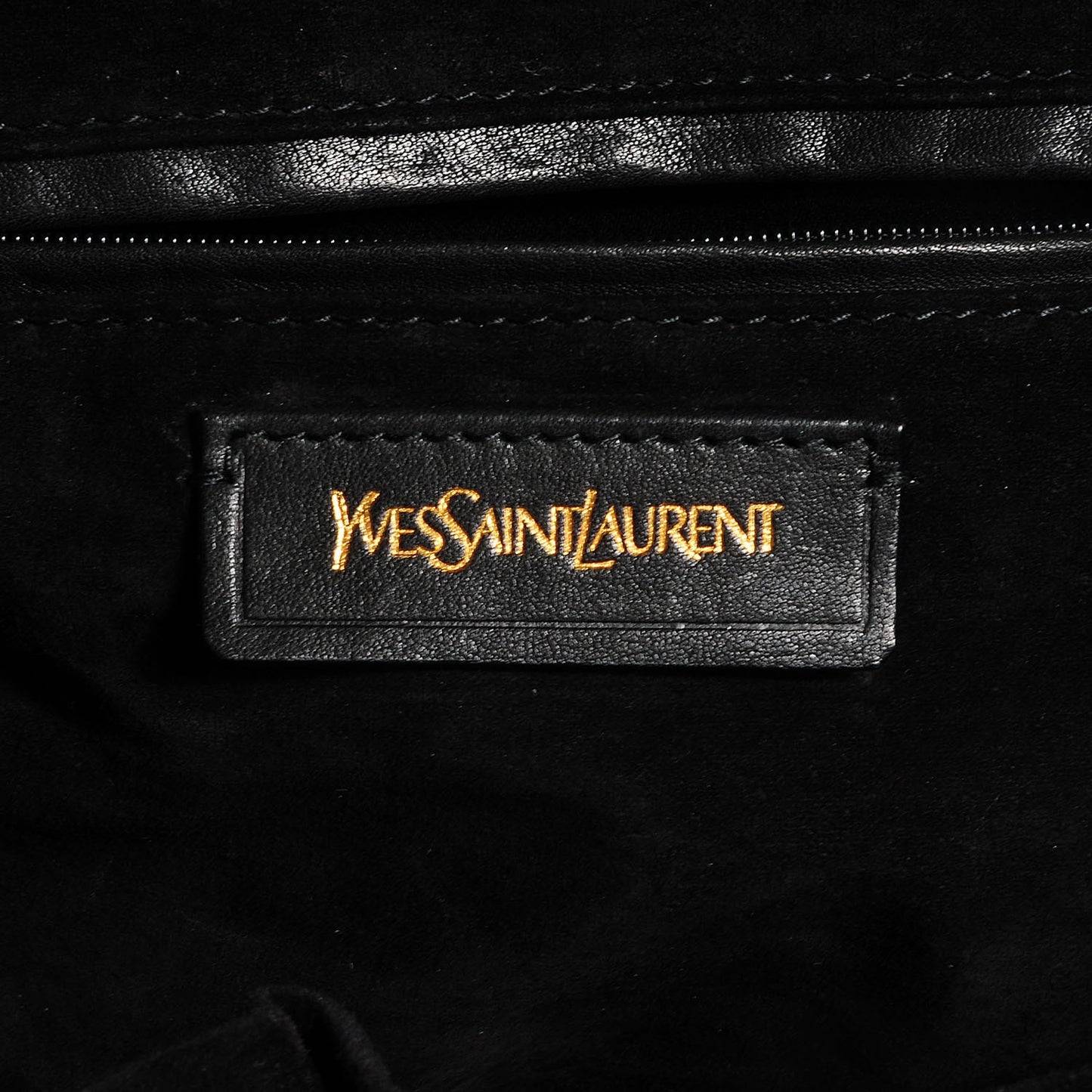 Calfskin Rock Studded Easy Sac Black