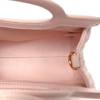 Christian Dior Lambskin Cannage Mini Jolie Top Handle Bag Powder Pink 5 of 11