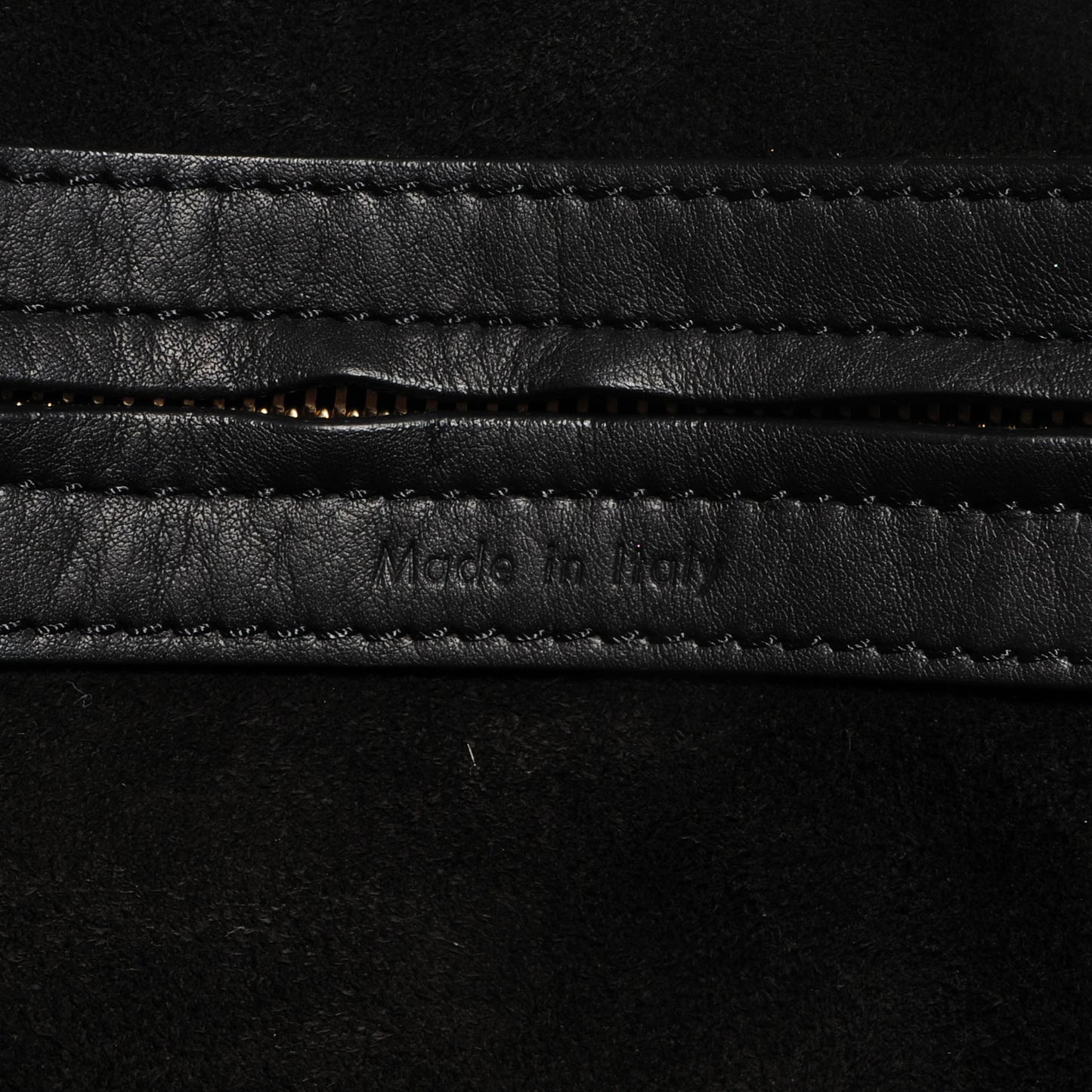 Supple Calfskin Medium Phantom Luggage Black