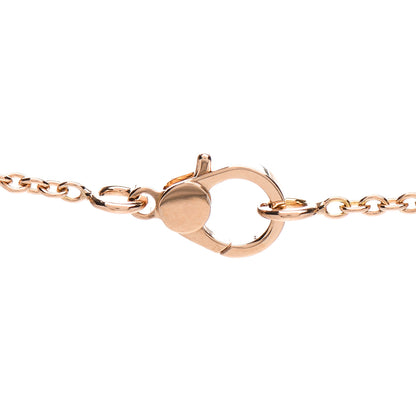 Hermes 18K Rose Gold Diamond Finesse Pendant Necklace 4 of 6
