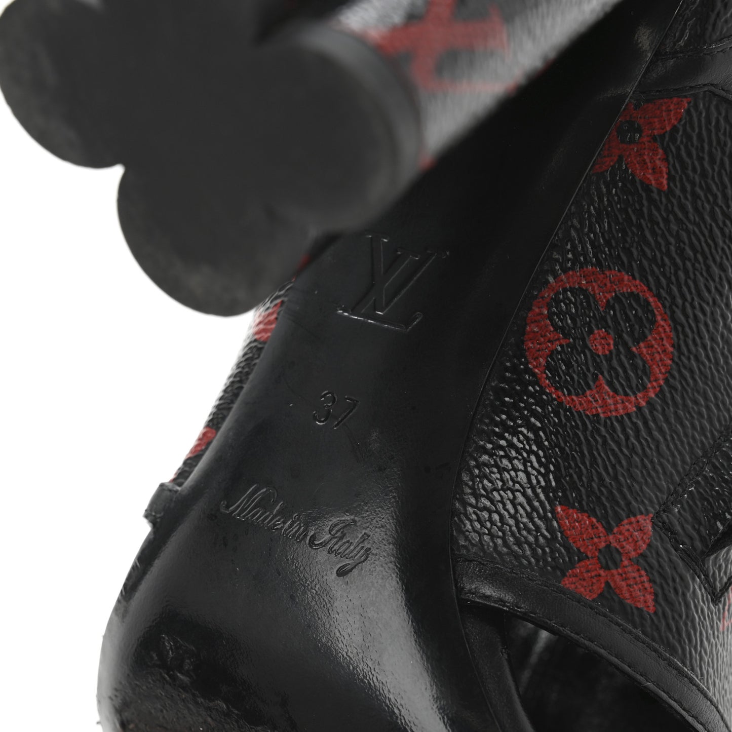 Monogram Infrarouge Logomania Ankle Boots 37 Black