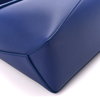 Loewe Satin Calfskin Monochrome Small Puzzle Edge Bag Navy 10 of 13