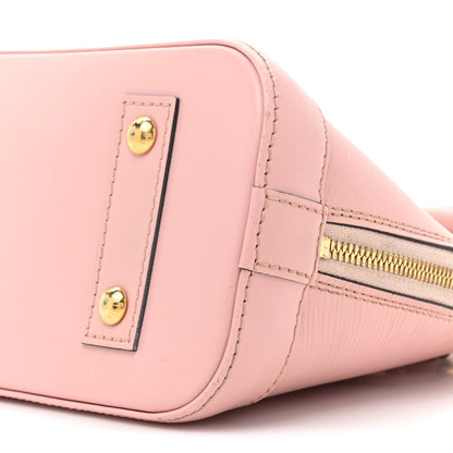 Louis Vuitton Epi Blooming Flowers Alma BB Rose Ballerine 7 of 19
