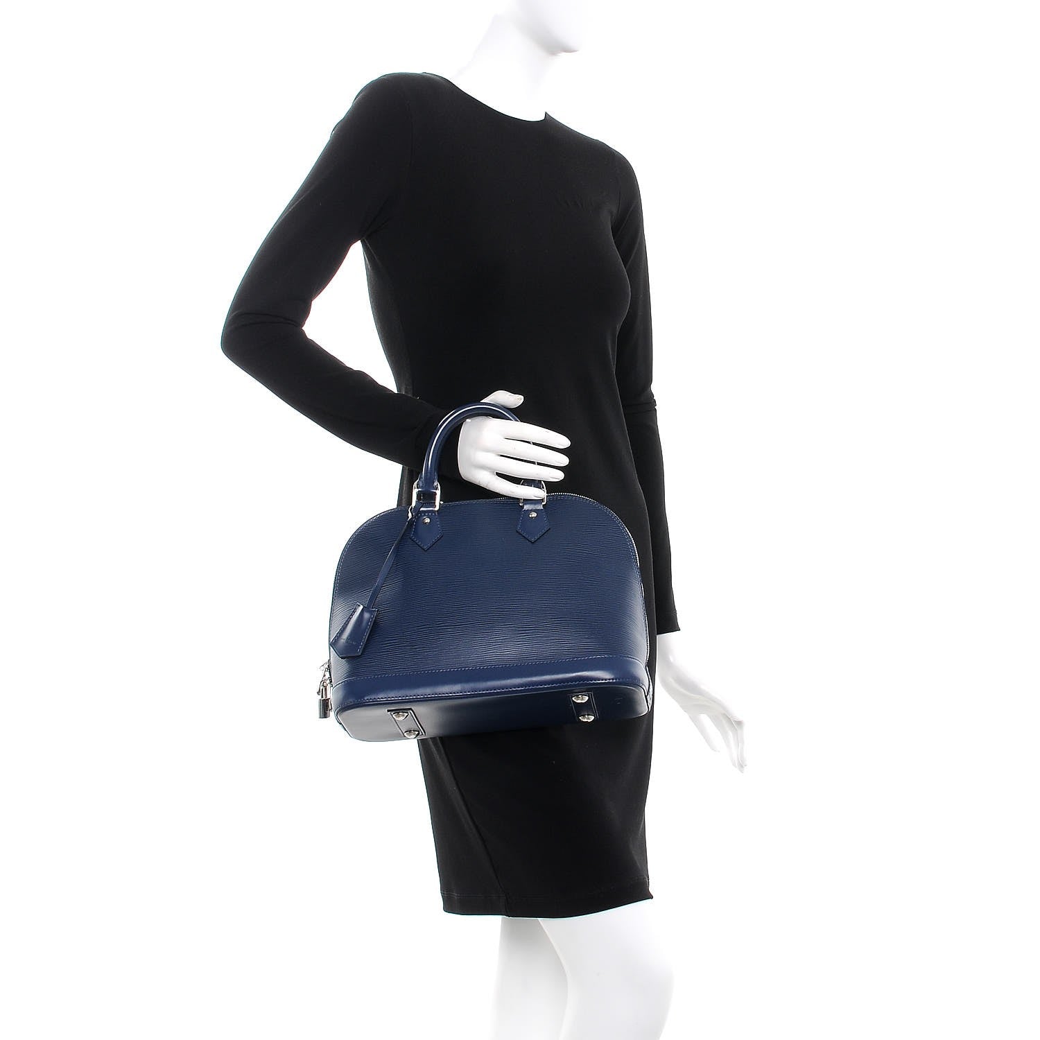 Louis Vuitton Epi Alma PM Indigo 2 of 8