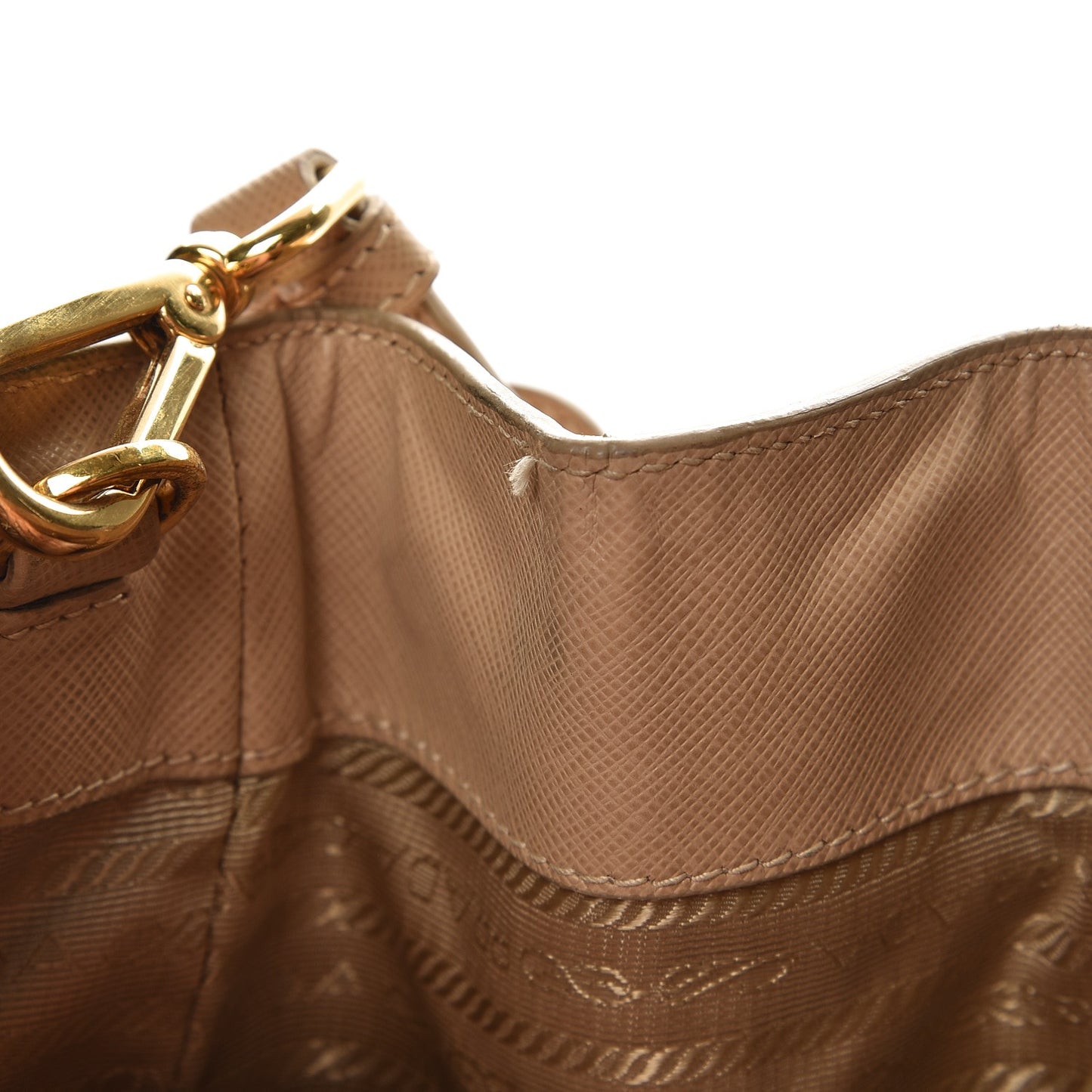 Saffiano Lux Large Tote Sabbia
